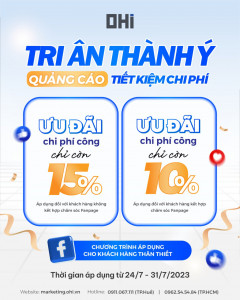 TRI ÂN THÀNH Ý - QUẢNG CÁO TIẾT KIỆM CHI PHÍ HẾT Ý