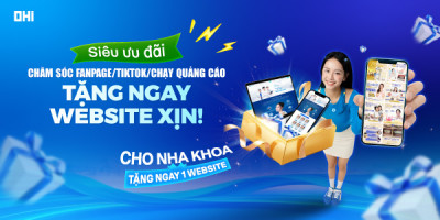 BẬT NẮP SIÊU QUÀ – CHỐT DEAL SIÊU HỜI! - TẶNG WEBSITE NHA KHOA CHUẨN XỊN